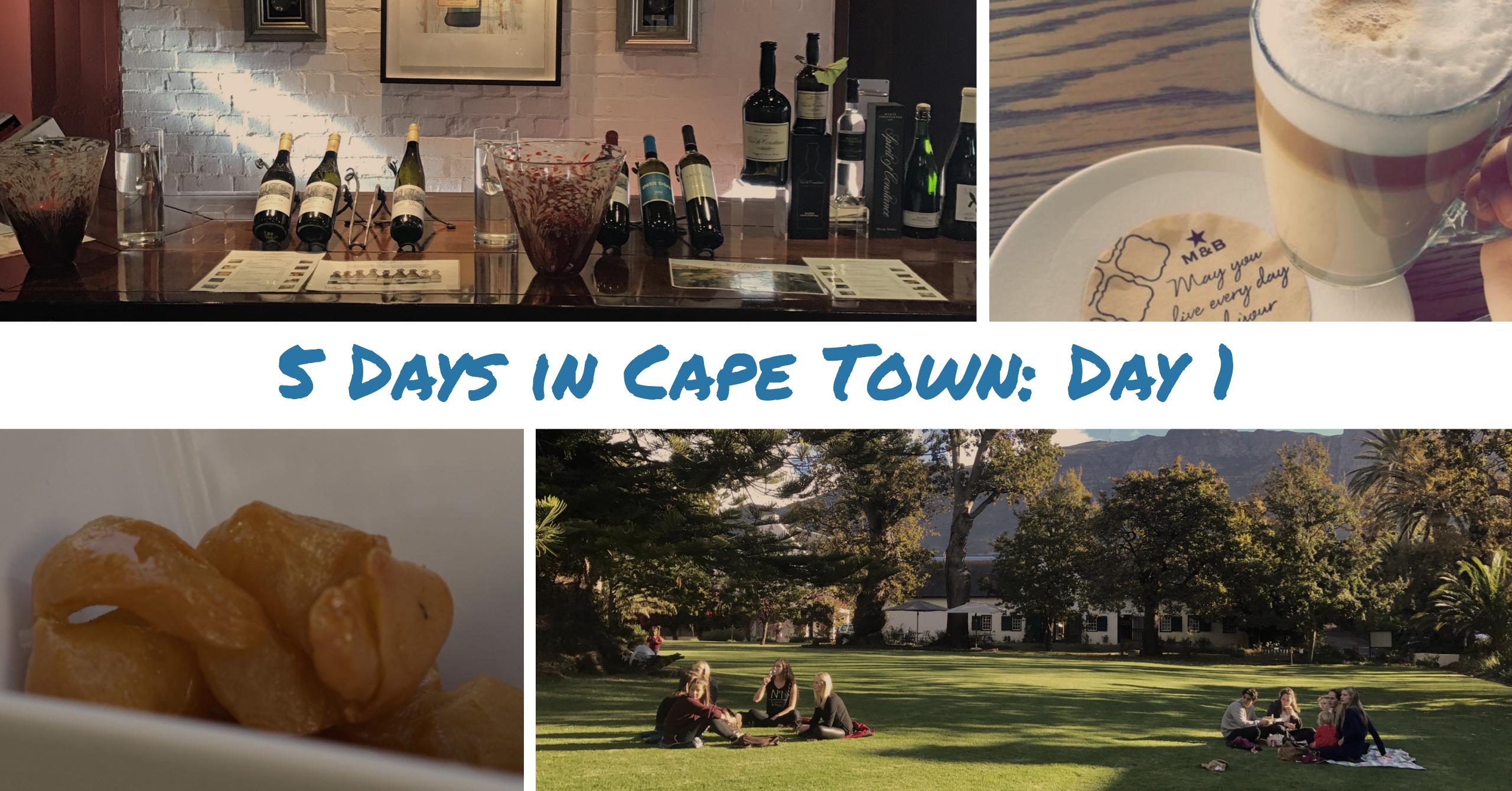 5 Days in Cape Town: Day 1 - Waterfront and WInefarms
