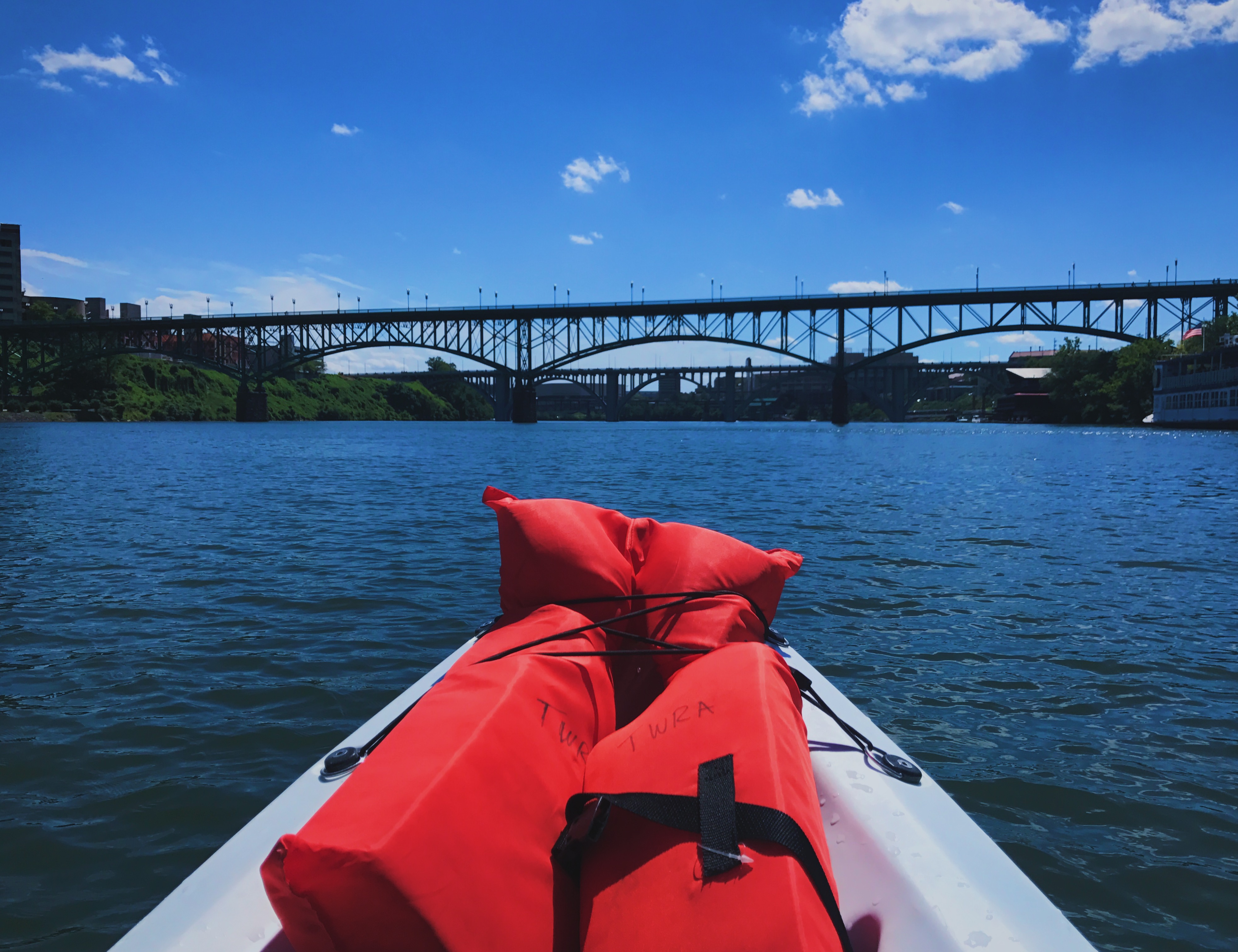 Kayaking on the Tennessee River in Knoxville